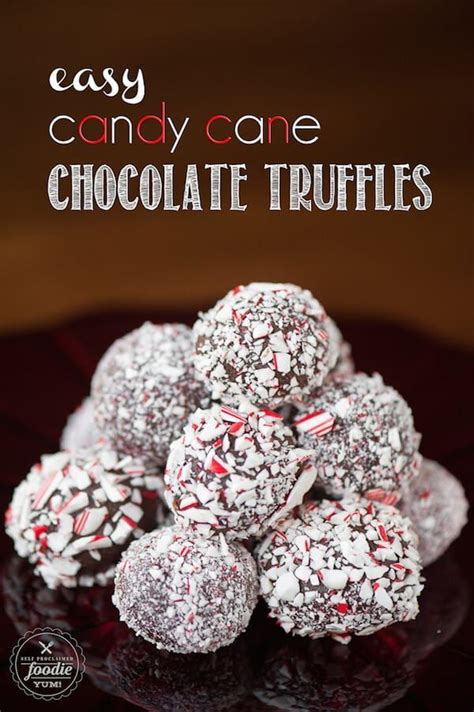 7 Delicious Candy Cane Desserts Chocolate Truffles Christmas Truffles Candy Cane Dessert