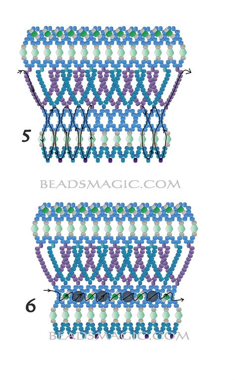 Free Pattern For Necklace Happy Beads Magic Free Beading Tutorials