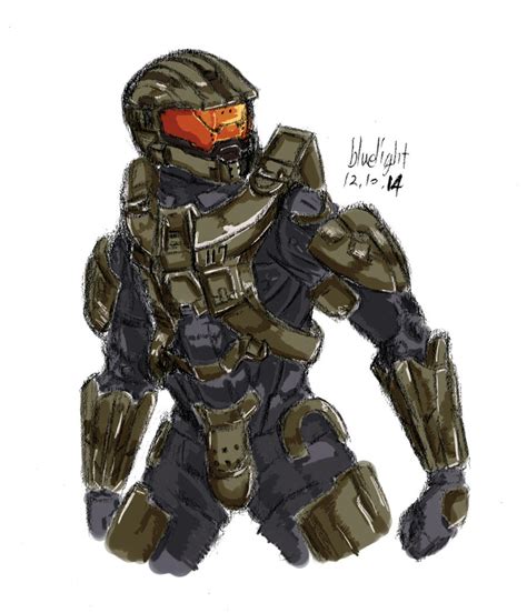 Halo4 Master Chief By Bluelightt On Deviantart