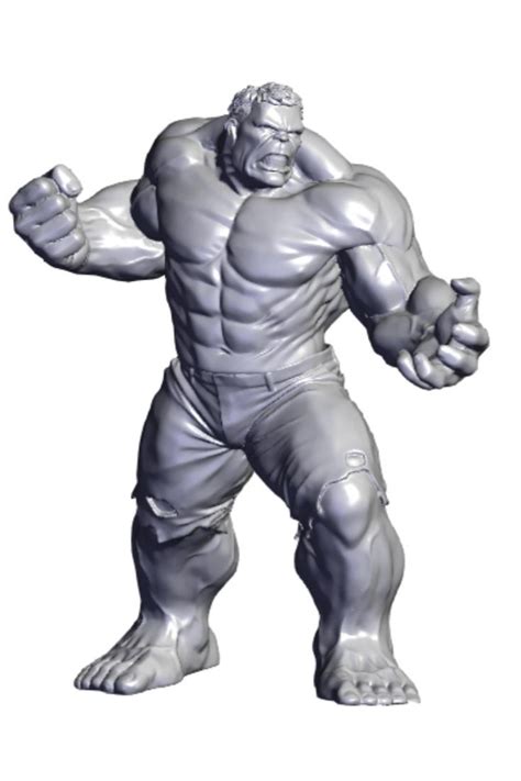 Hulk Statue Figure 3d Model 3d Printing Projects Statue