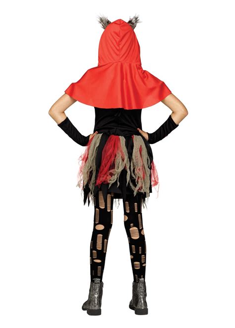 Edgy Red Hood Girls Costume General Category