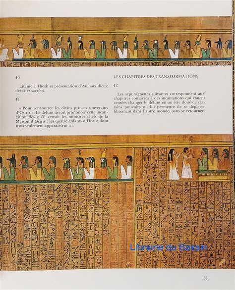 Le Livre Des Morts Des Anciens Gyptiens Papyrus D Ani Hunefer Anha