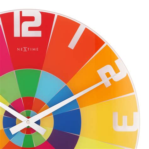 Buy Rainbow Multi Coloured Wall Clock Online Purely Wall Clocks