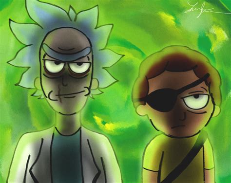 Evil Rick And Morty By Foreal100 On Deviantart