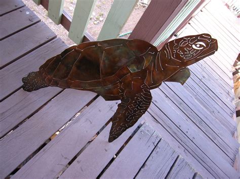 Turtle Turtle Metal Art Wall Turtle Sea Turtle
