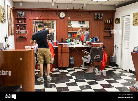 Midtown Barber Shop In The Basement Of The Chrysler Building New York