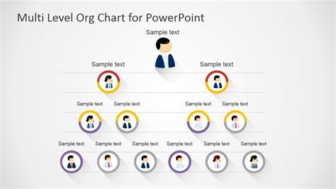 The Enchanting Free Multi Level Org Chart For Powerpoint Inside