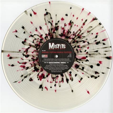 Misfits Descending Angel 2013 Clear W Black And Red Splatter Vinyl Discogs