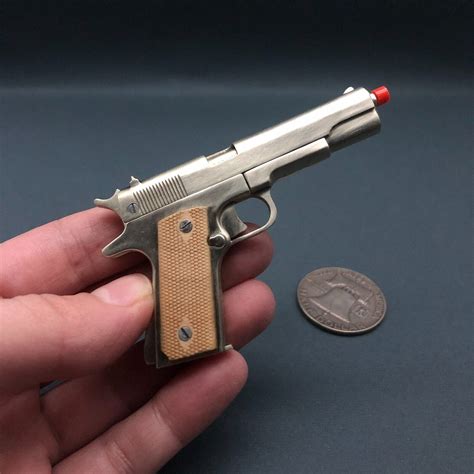 Mini Gun Colt 1911 Prop Gun M1911 Cap Gun Colt Miniature M1911 Gun Ebay