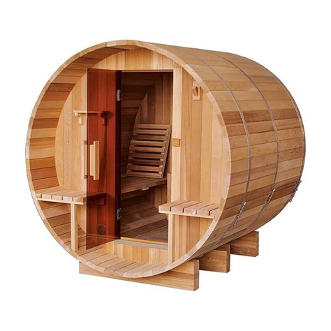 Shop Aleko 8 Prs Barrel Outdoor Indoor Wet Dry Sauna Front Porch Canopy