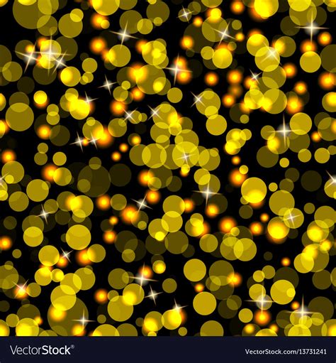 Abstract Shiny Color Gold Glitter Design Element Vector Image