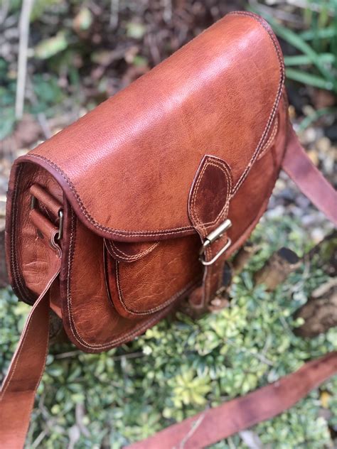 Large Retro Style Leather Saddle Bag Traditional And Fabulous Etsy