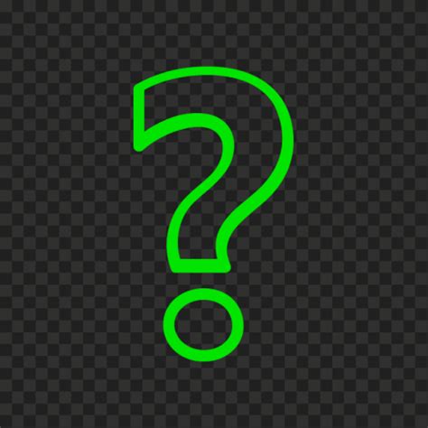 Vector D Green Question Marks Icon Png Citypng