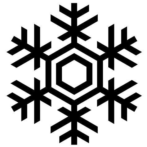 Snowflake Silhouette Clipart Best