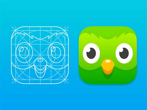Mobile Design Inspiration — New Duolingo App Icon Follow