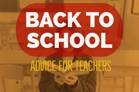 Back To School Advice For Teachers Dig It Games