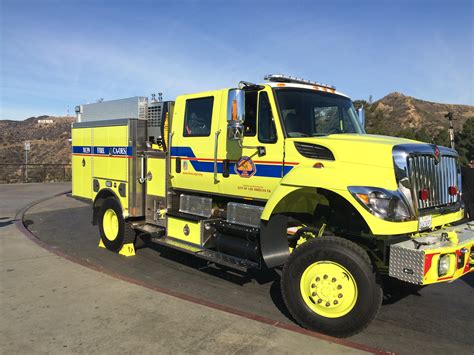 Lafd Takes Delivery Of New Wildland Fire Engines From California Office