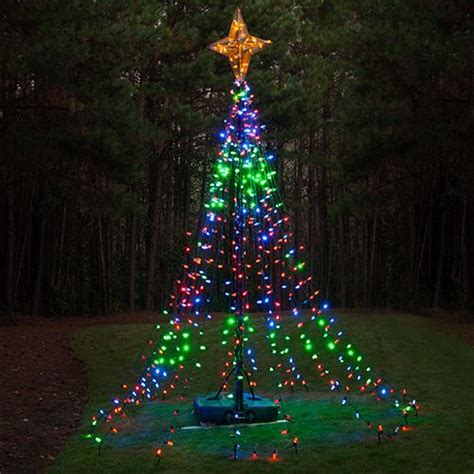 Diy Christmas Ideas Make A Tree Of Lights Using A