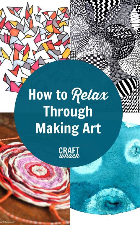 Art Therapy For All How To Relax Through Making Art Art Therapy Activities Creative Arts