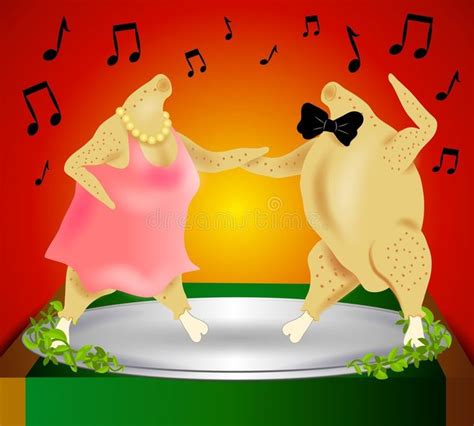 thanksgiving turkey dance a fun clip art illustration of a pair of dancing cook aff