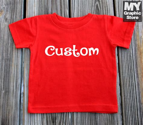 Custom Infant Shirt Customized Cute Baby Personalized Tee Etsy