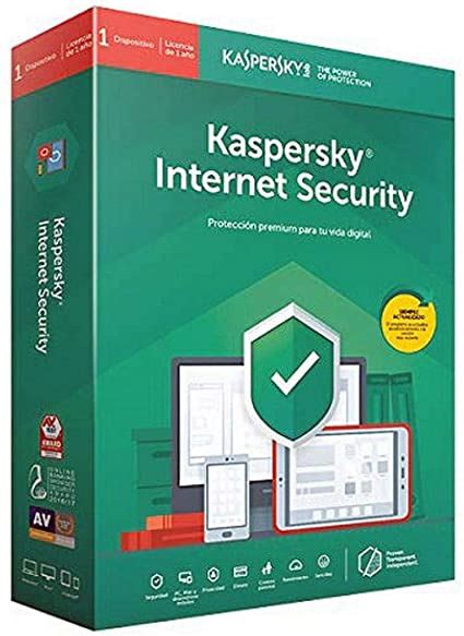 Antivirus Kaspersky Internet 1 Usuario Licencia De 1 Año