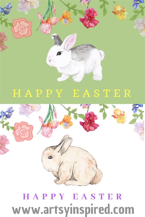 Here are the 15 most popular greeting cards these greeting cards are easy to download and print. Free Printable Happy Easter Cards for quick and easy Bunny greetings PDF and PNG files! # ...