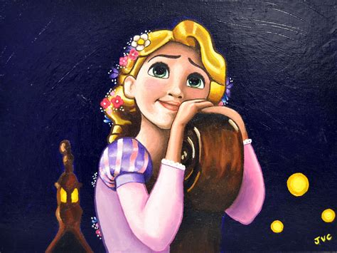 Tangled Painting Oil On Canvas Rapunzel Tangled Painting Disney