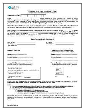 Applying for life insurance does not need to be a complicated process. Sbi Life Insurance Application Form - Fill Online, Printable, Fillable, Blank | PDFfiller