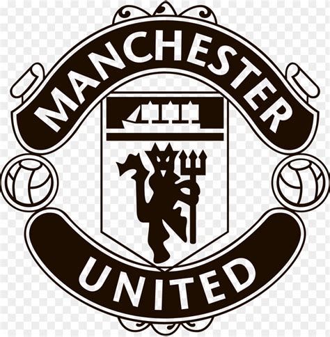 Manchester United Black Logo Png Image With Transparent Background Toppng