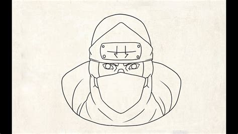 How To Draw Kakuzu Akatsuki Naruto Step By Step Easy Youtube