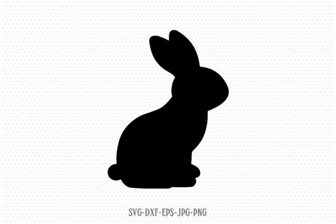 Easter Bunny Rabbit Silhouette Svg 225715 Svgs Design Bundles