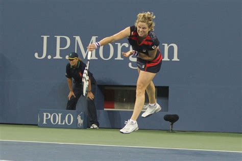 Clijsters Begins Her Final Us Open Run With First Round Win New