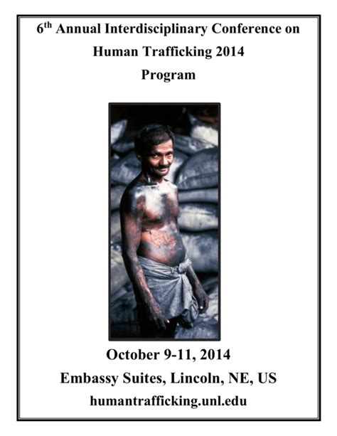 conference program human trafficking