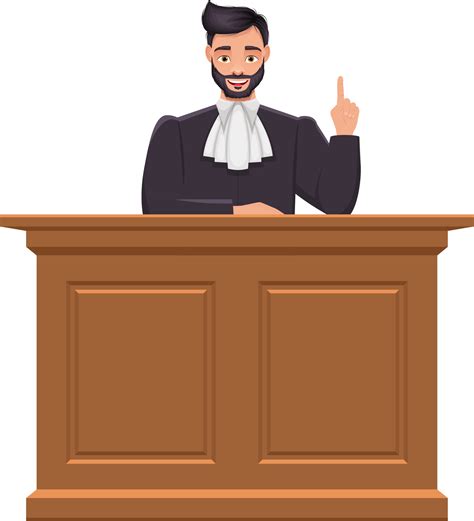 Judge Man Clipart Design Illustration 9356465 Png