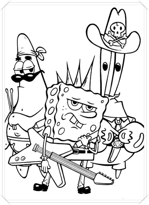 Dibujos Para Colorear Bob Esponja Imagenes Actividades My Xxx Hot Girl