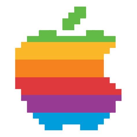 8 Bit Apple Just Stickers Just Stickers