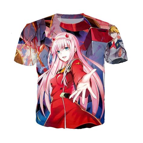 Darling In The Franxx T Shirt Zero Two Manga Cover T Shirt Otakuform