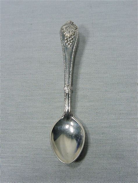 Vintage Silver Miniature Spoon Pin Brooch Etsy