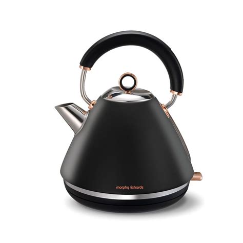 Rose Gold Collection Black Traditional Kettle Kitchen