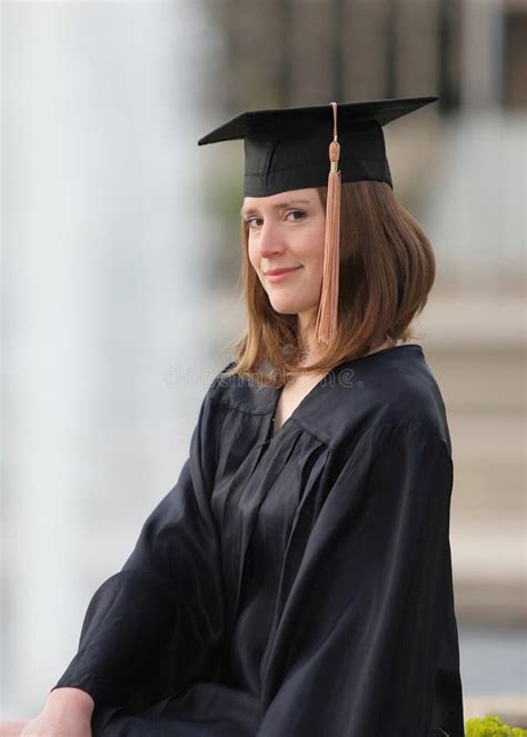 Female College Graduate Portrait Stock Photo Image Of Beautiful