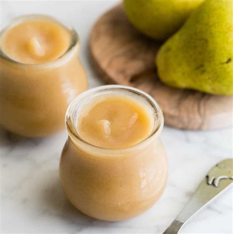 Pear Puree For Baby Pear Baby Food Joyfoodsunshine