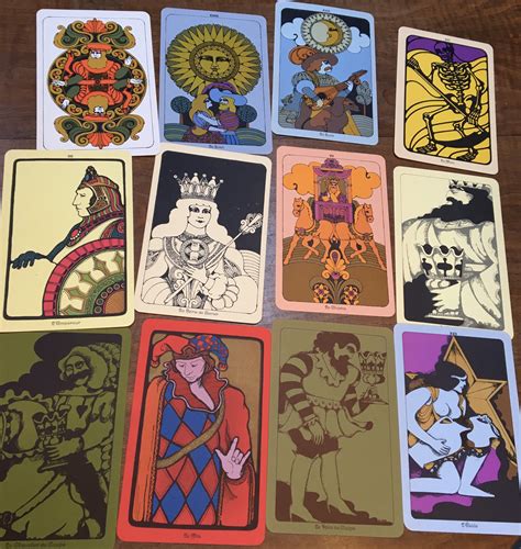 Rare Linweave Tarot Cards 1967 Vintage Tarot Cards Out Of Etsy