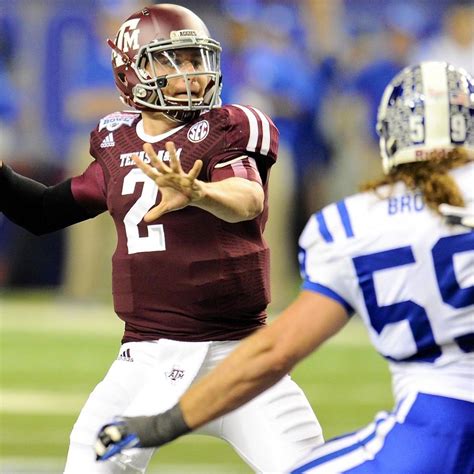Chick Fil A Bowl 2013 Johnny Manziel Moves Up College Footballs Mount