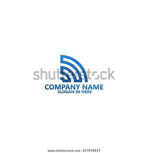 Blue Hot Spot Logo Template Design Stock Vector Royalty Free 647878819