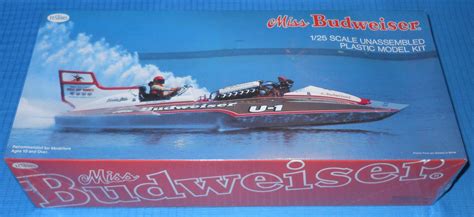 Miss Budweiser Unlimited Hydroplane 125 Scale Kit New Fs Box Ships