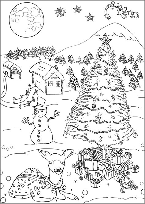 Master the art of the coloring and maybe someday you could work for a cartoon artist like a comic book creator. Christmas free to color for children - Christmas Kids ...