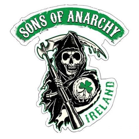 Sons Of Anarchy Ireland Reaper Wall Decal Sons Of Anarchy Ireland