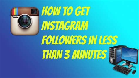 How To Get Instagram Followers Fast Youtube