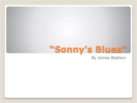 Ppt Sonnys Blues Powerpoint Presentation Free Download Id5442531